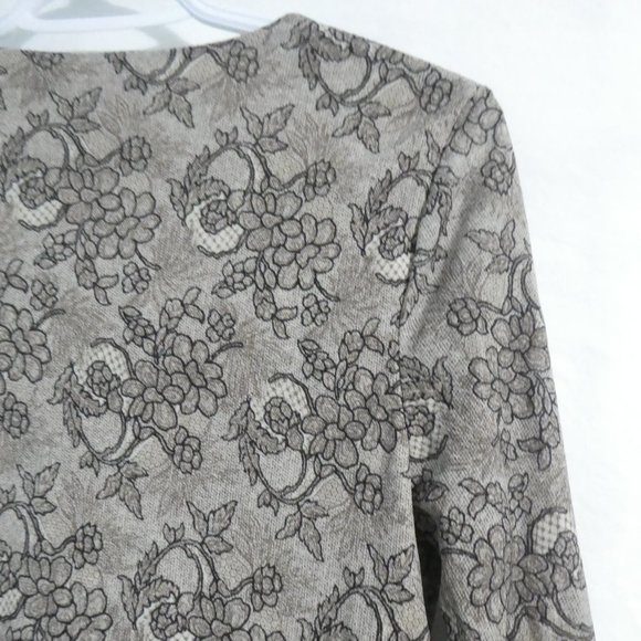 GEOFFREY BEENE | large | Floral Print V-Neck Blouse | Made In USA | NWOT - Picture 12 of 16